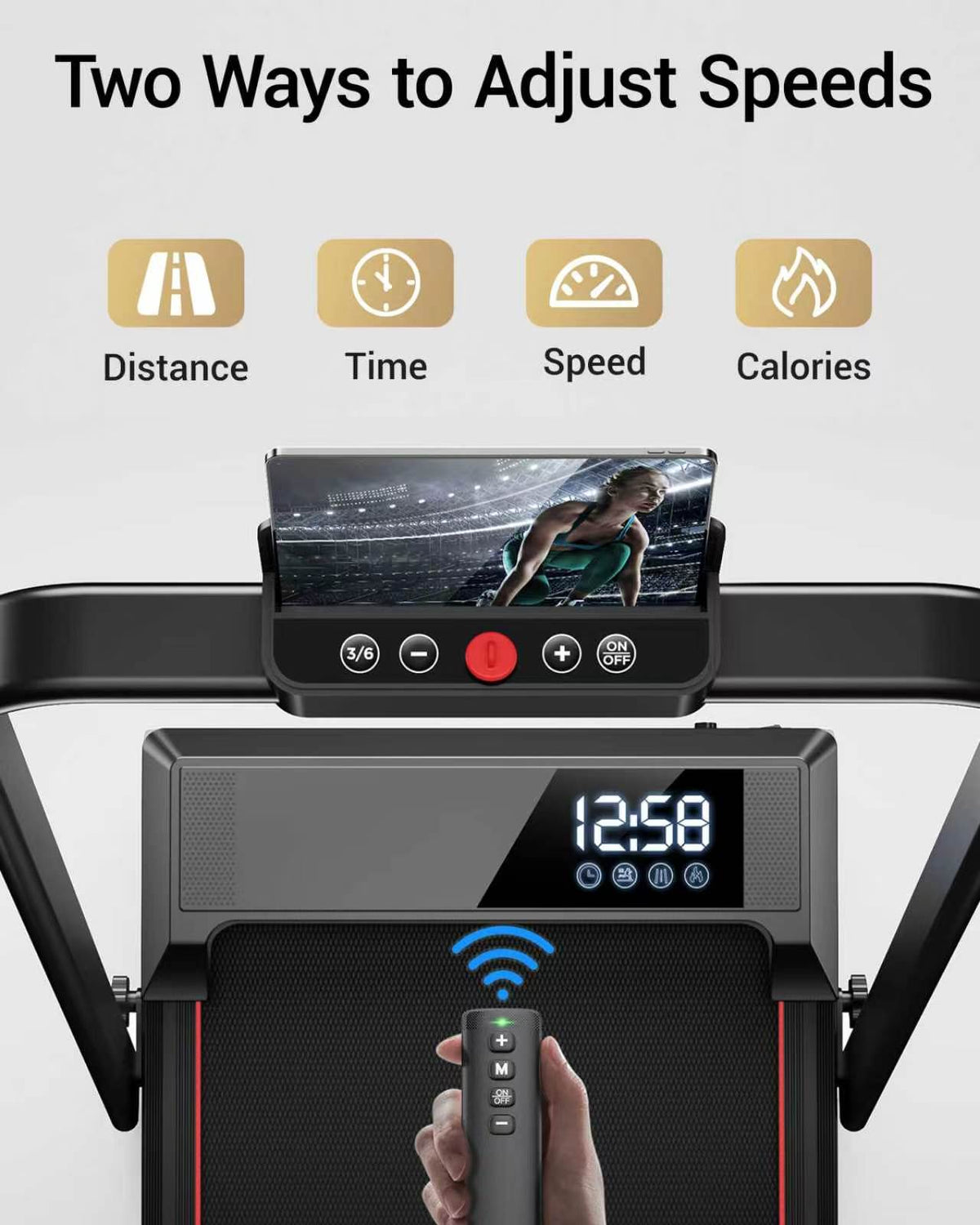 JW Sports Walking Pad Treadmill – 1–8 km/h